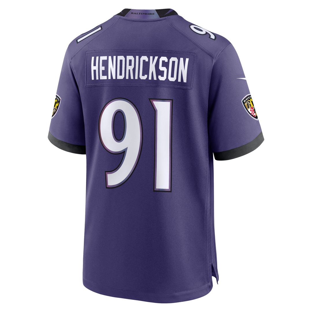 Baltimore Ravens Trey Hendrickson Nike Black Alternate Game product image 9