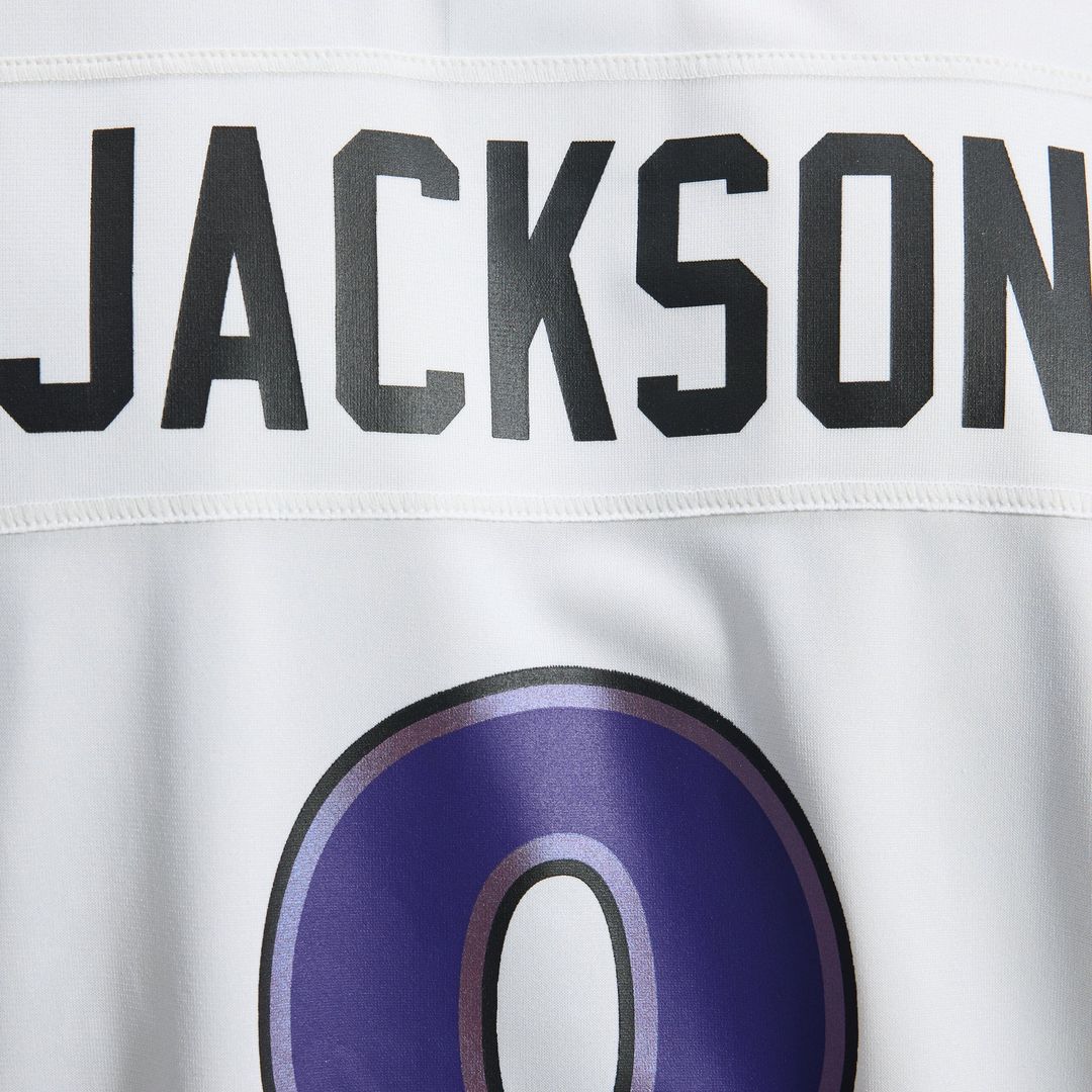 Baltimore Ravens Lamar Jackson Nike White Game Jersey product image 25