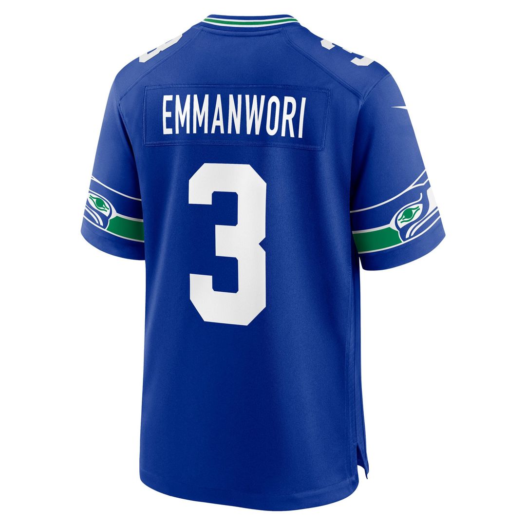 Seattle Seahawks Nick Emmanwori Nike White Game Jersey product image 9