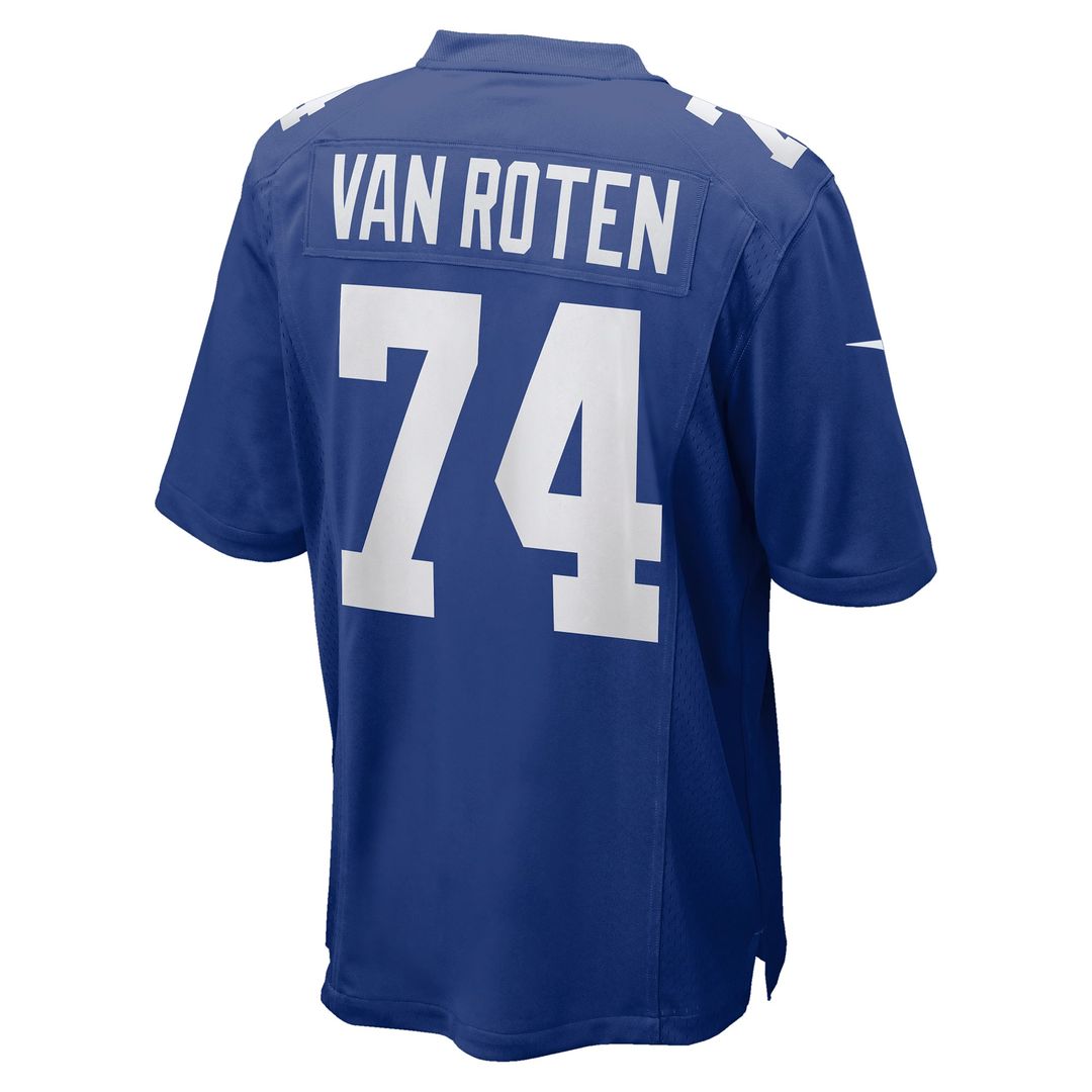 New York Giants Greg Van Roten Nike Royal Game Jersey product image 3