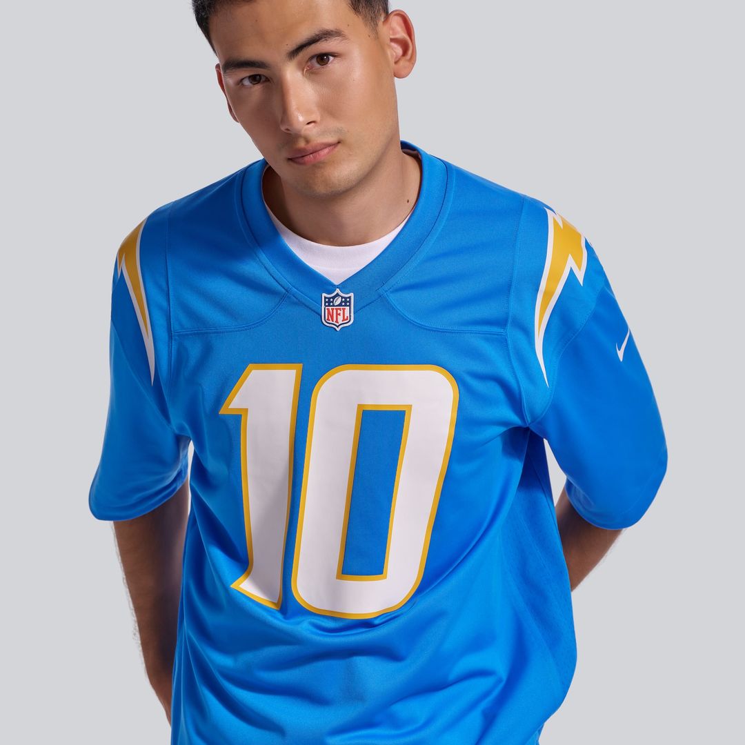 Los Angeles Chargers Justin Herbert Nike Powder Blue Game product image 22