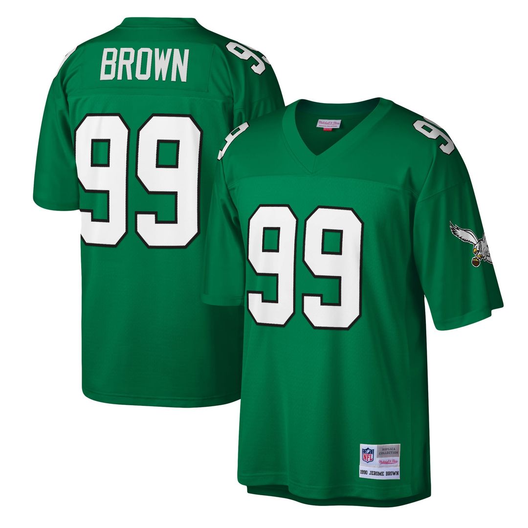 Philadelphia Eagles Jerome Brown Mitchell & Ness Kelly product image 1