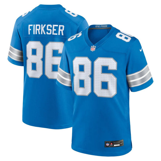 Detroit Lions Anthony Firkser Nike Blue Game Jersey product image 1
