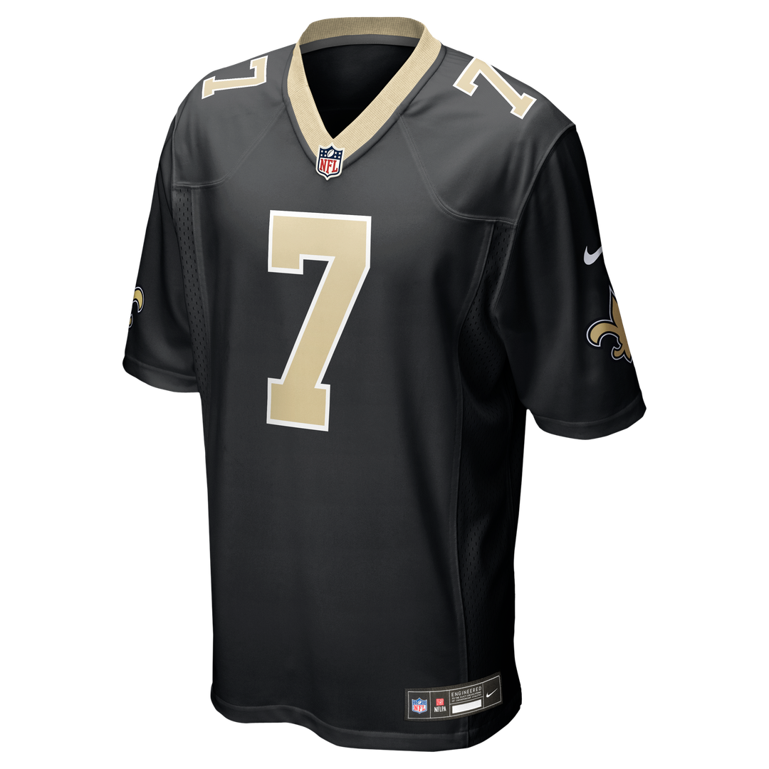 New Orleans Saints Taysom Hill Nike Black Game Jersey product image 10