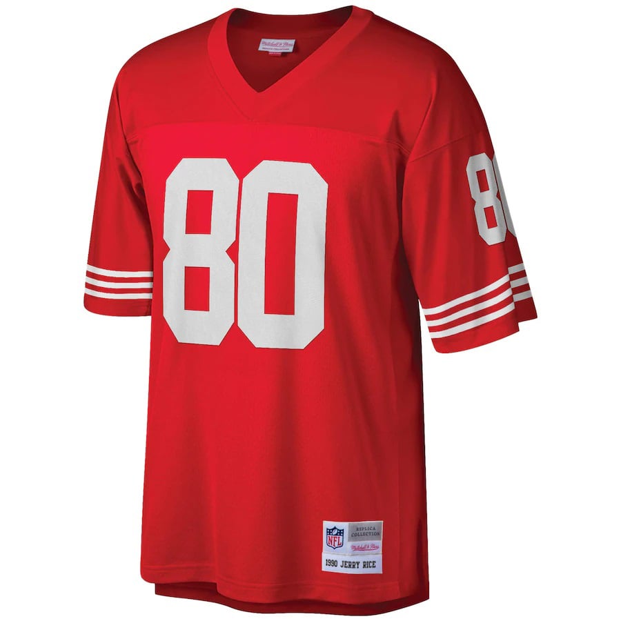 San Francisco 49ers Jerry Rice Mitchell & Ness Scarlet Big product image 2