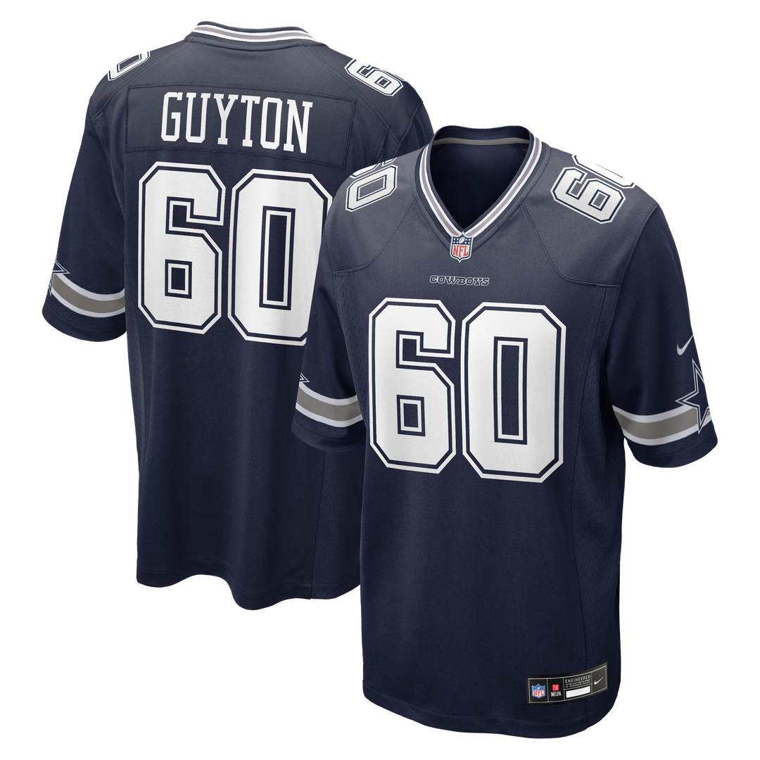 Dallas Cowboys Tyler Guyton Nike Navy Game Jersey product image 1