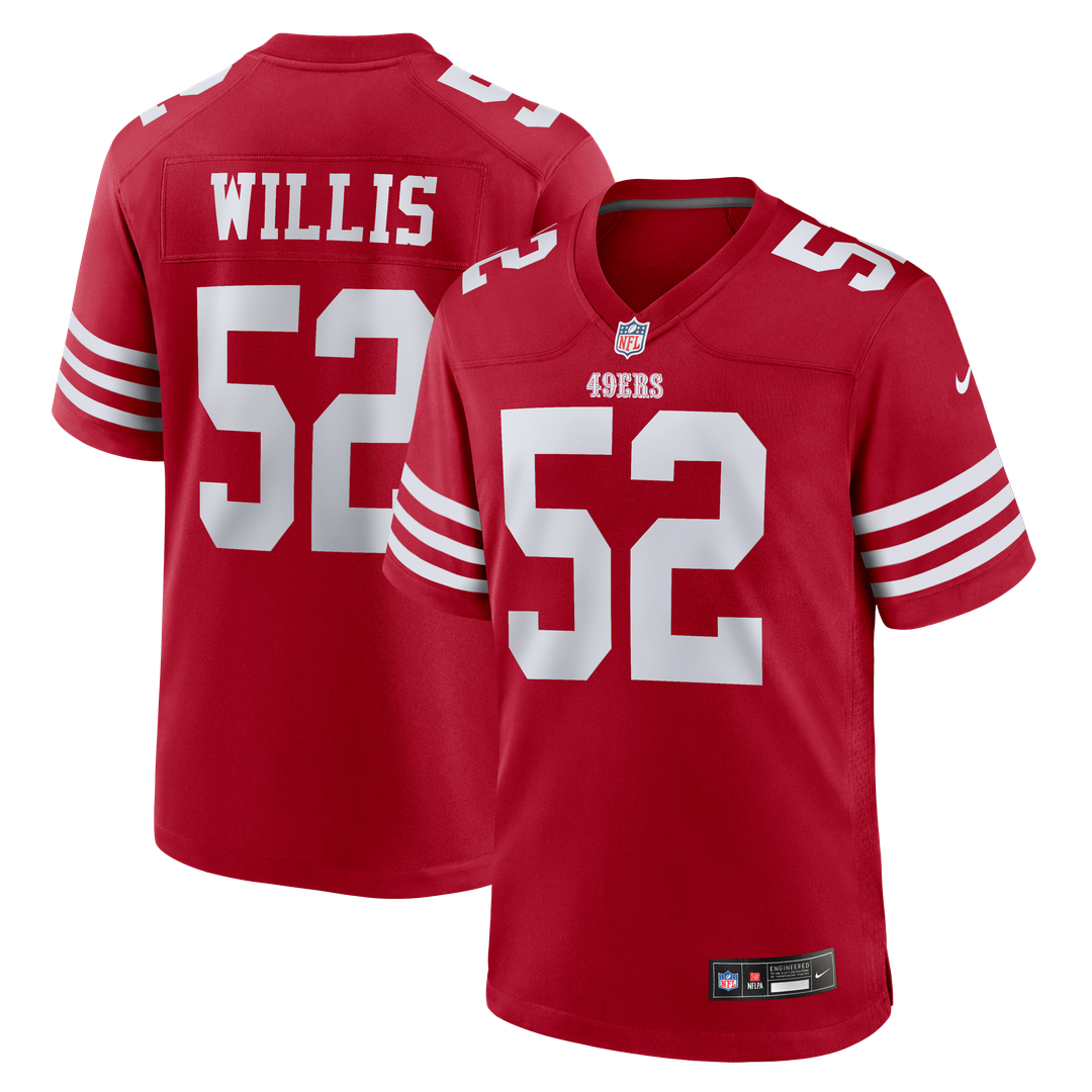 San Francisco 49ers Patrick Willis Nike Scarlet Retired product image 1