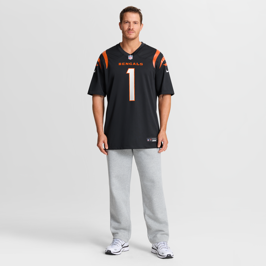 Cincinnati Bengals Ja'Marr Chase Nike Black Game Jersey product image 15