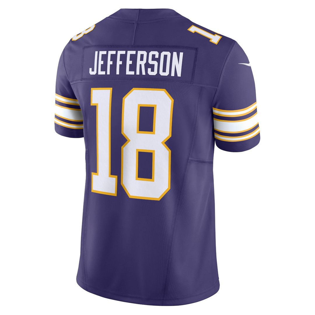 Minnesota Vikings Justin Jefferson Nike Purple Vapor FUSE product image 6