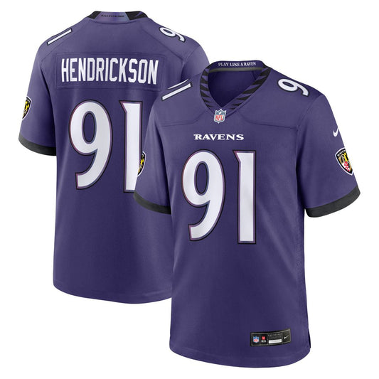 Baltimore Ravens Trey Hendrickson Nike Purple Game Jersey product image 1