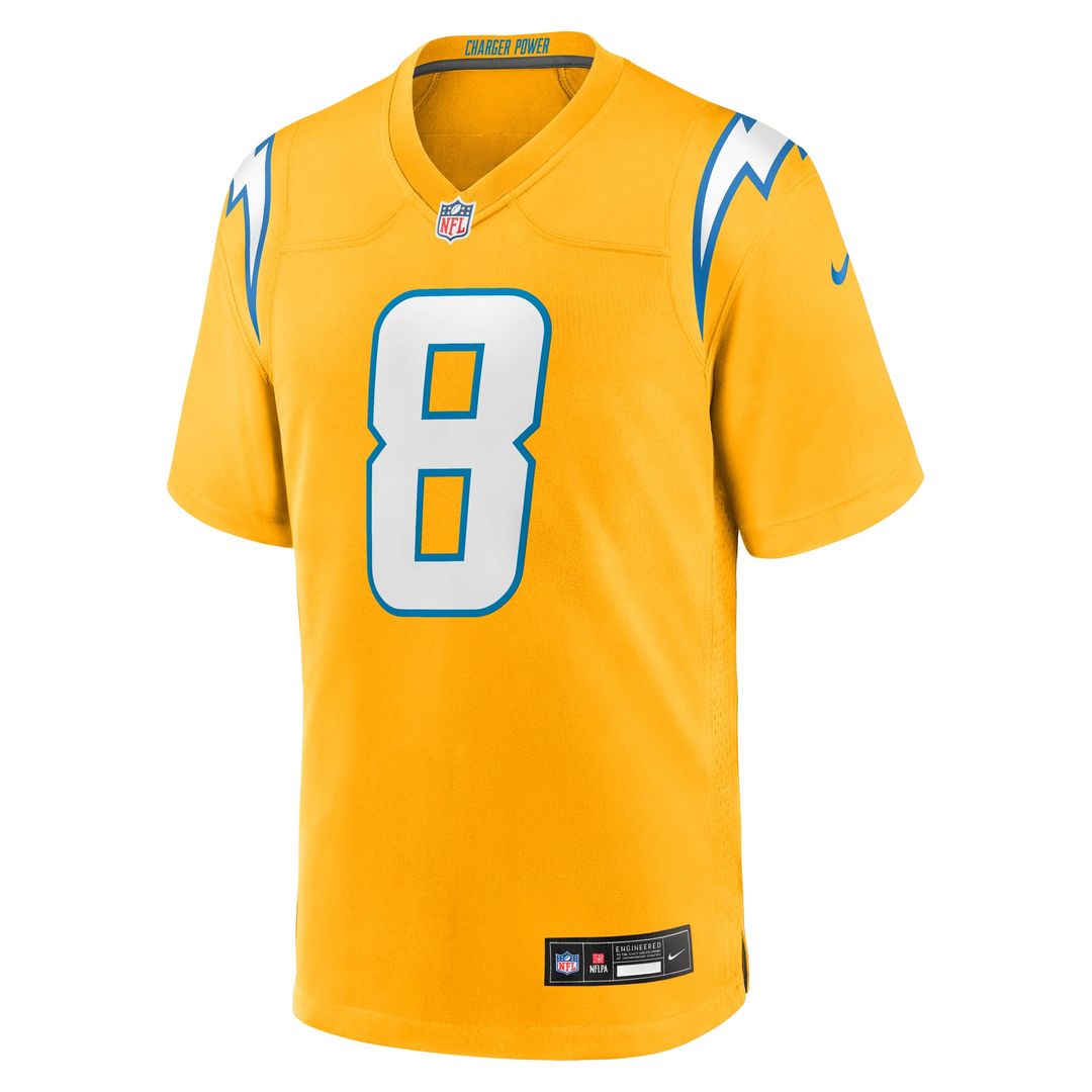 Los Angeles Chargers Omarion Hampton Nike Navy Alternate product image 13