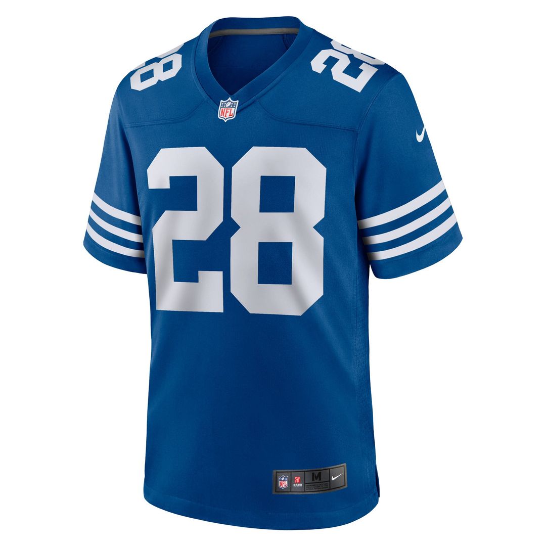 Indianapolis Colts Jonathan Taylor Nike Royal Game Jersey product image 2