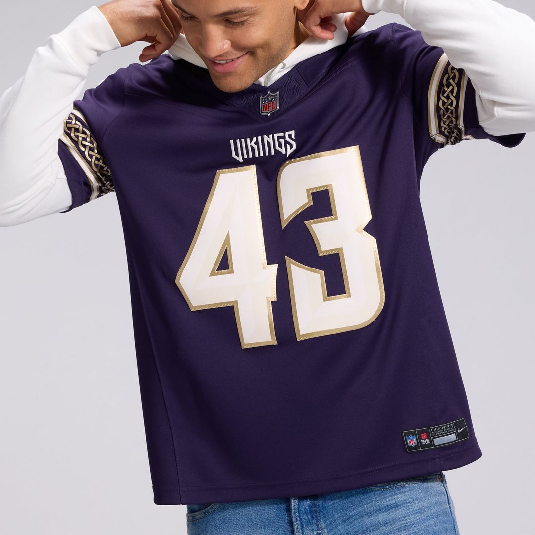 Minnesota Vikings Andrew Van Ginkel Nike Purple 2026 product image 9