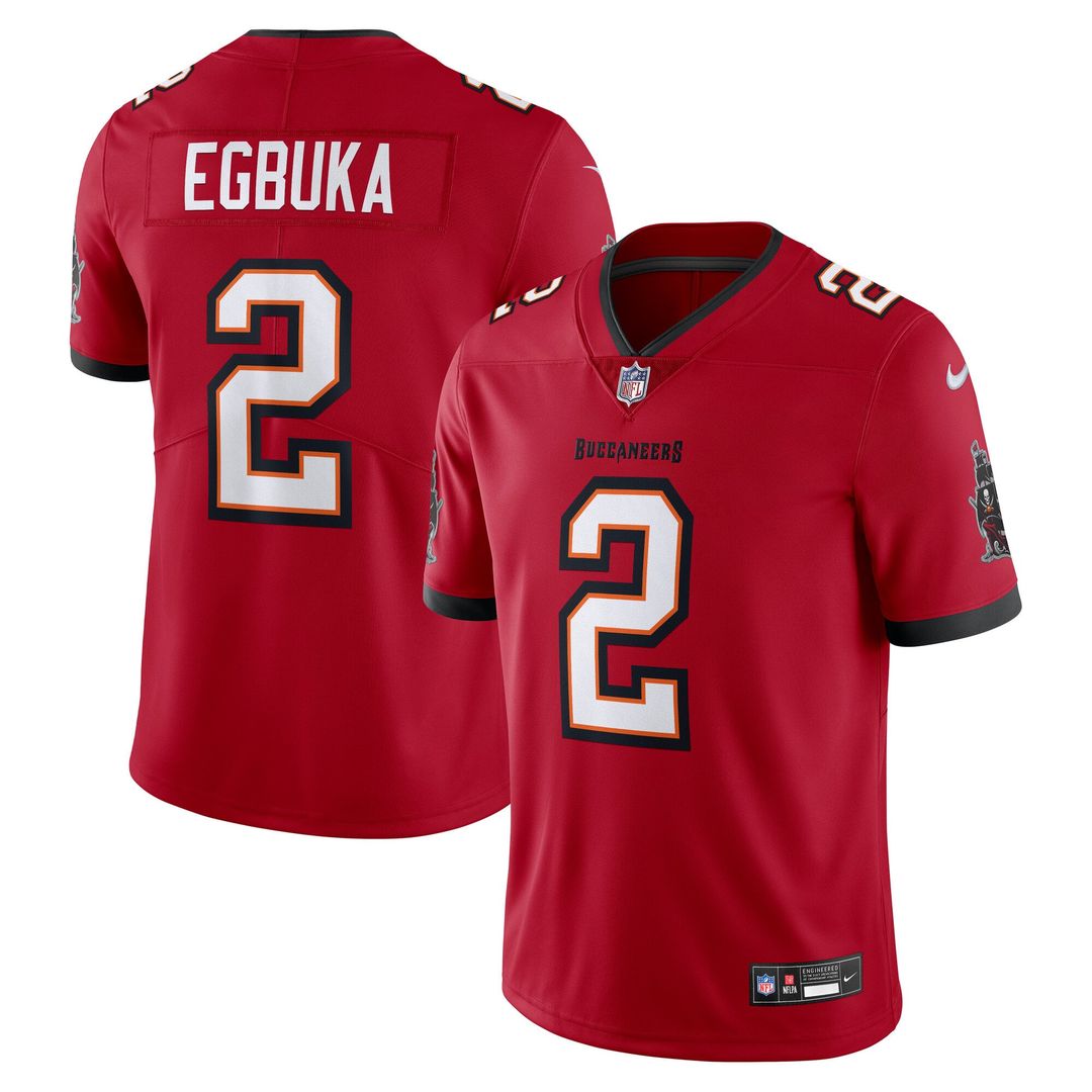 Tampa Bay Buccaneers Emeka Egbuka Nike Red Vapor product image 1