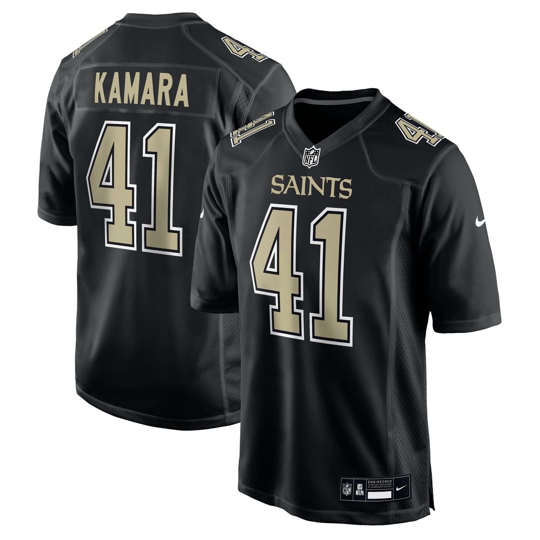 New Orleans Saints Alvin Kamara Nike Carbon Black Fashion product image 1