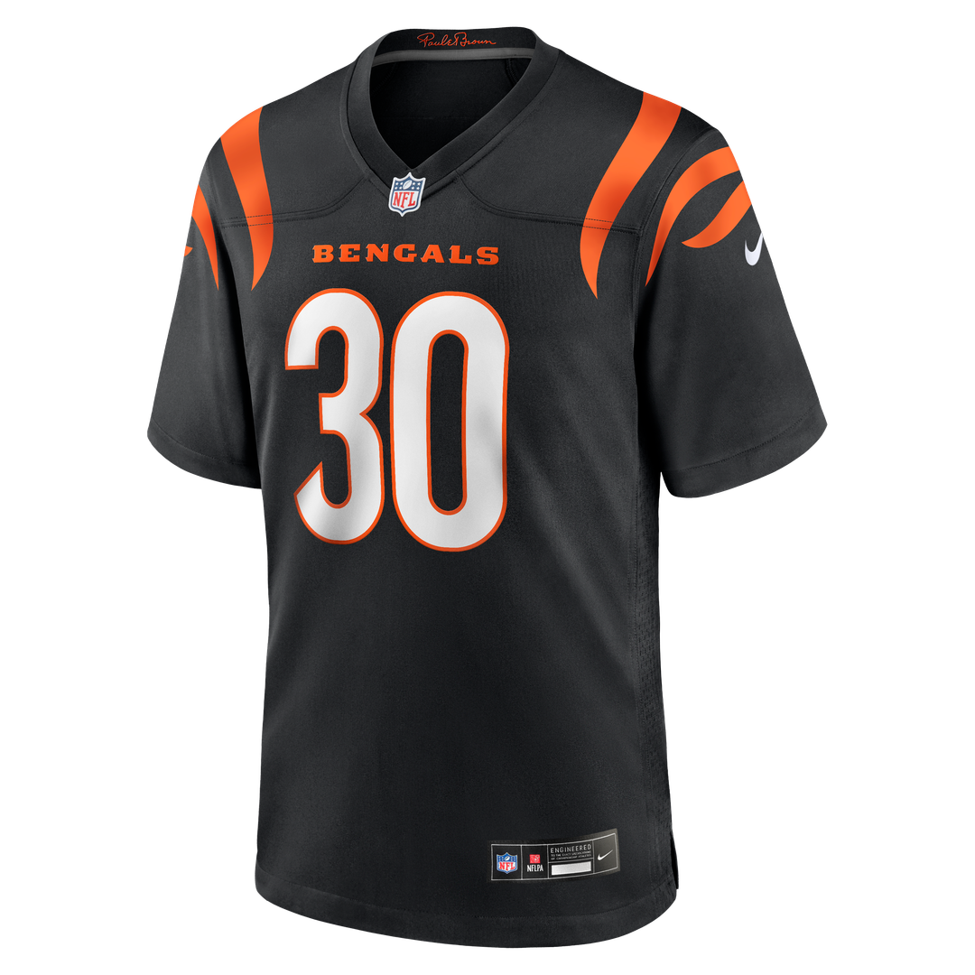 Cincinnati Bengals Chase Brown Nike Black Game Jersey product image 2