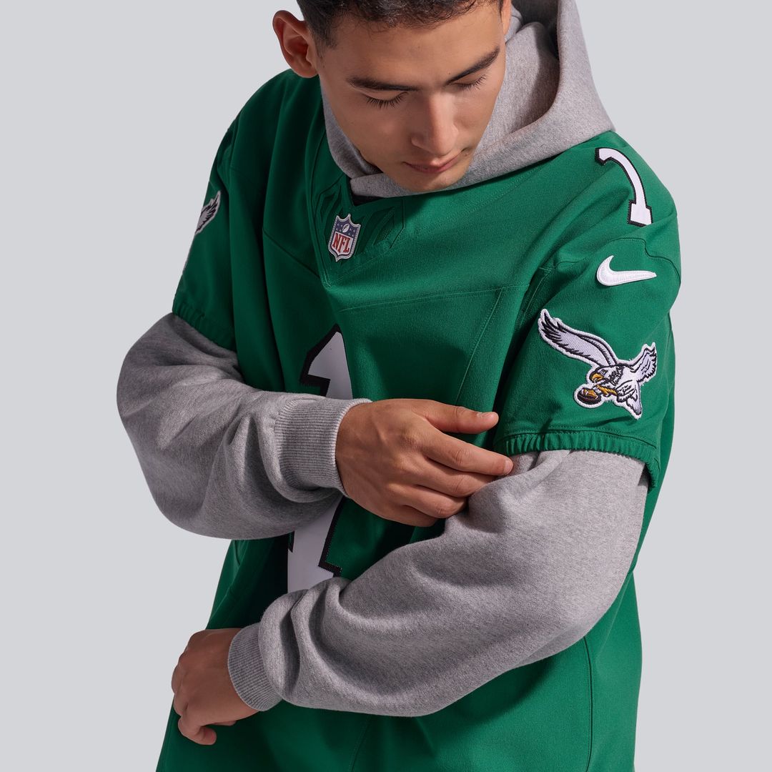 Philadelphia Eagles Jalen Hurts Nike Kelly Green Alternate product image 23