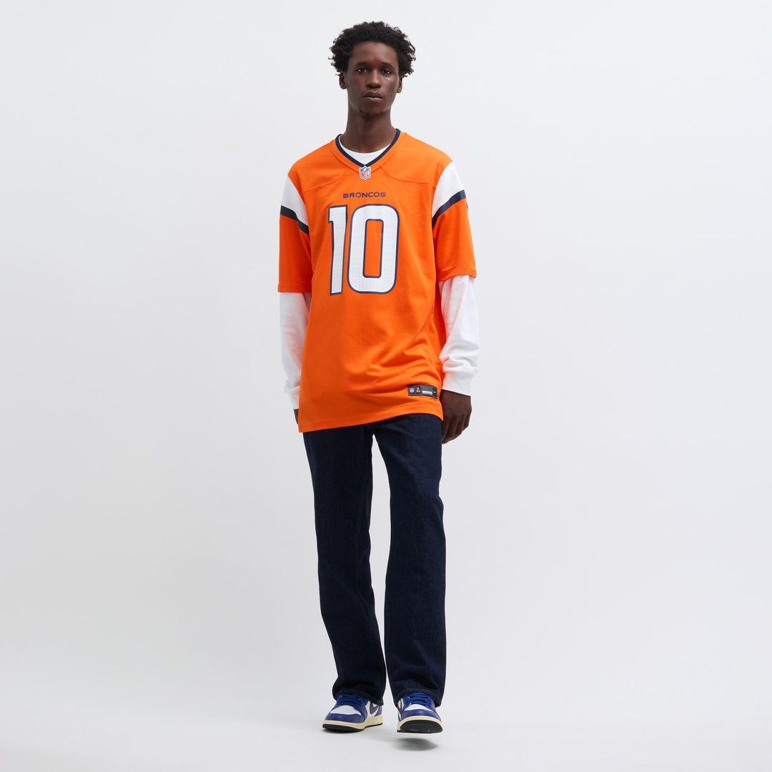 Denver Broncos Bo Nix Nike Orange Game Jersey product image 16