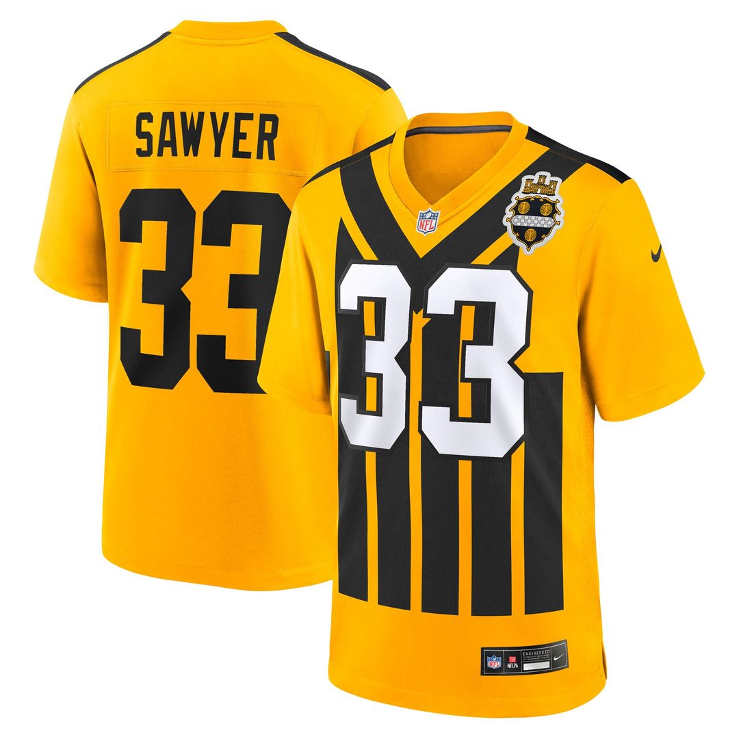 Pittsburgh Steelers Jack Sawyer Nike Gold Alternate Game product image 1