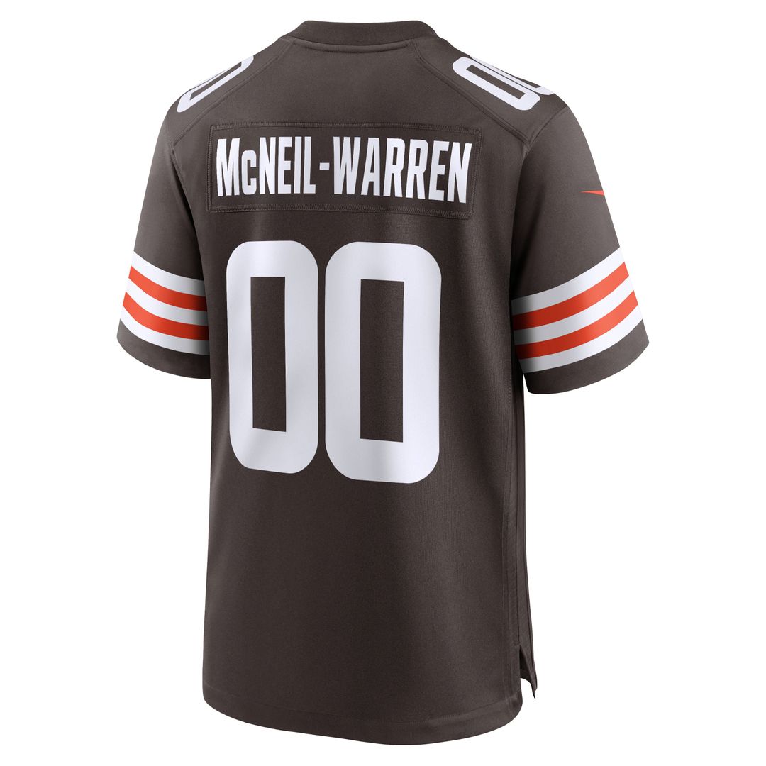 Cleveland Browns Emmanuel McNeil - Warren Nike Brown Game product image 3