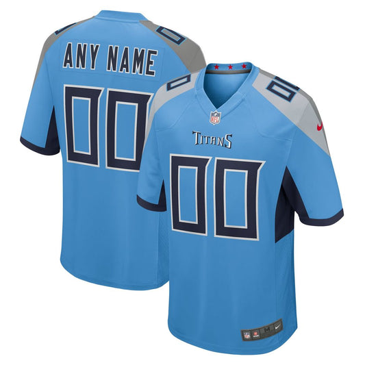 Tennessee Titans Nike Light Blue Alternate Custom Jersey product image 1