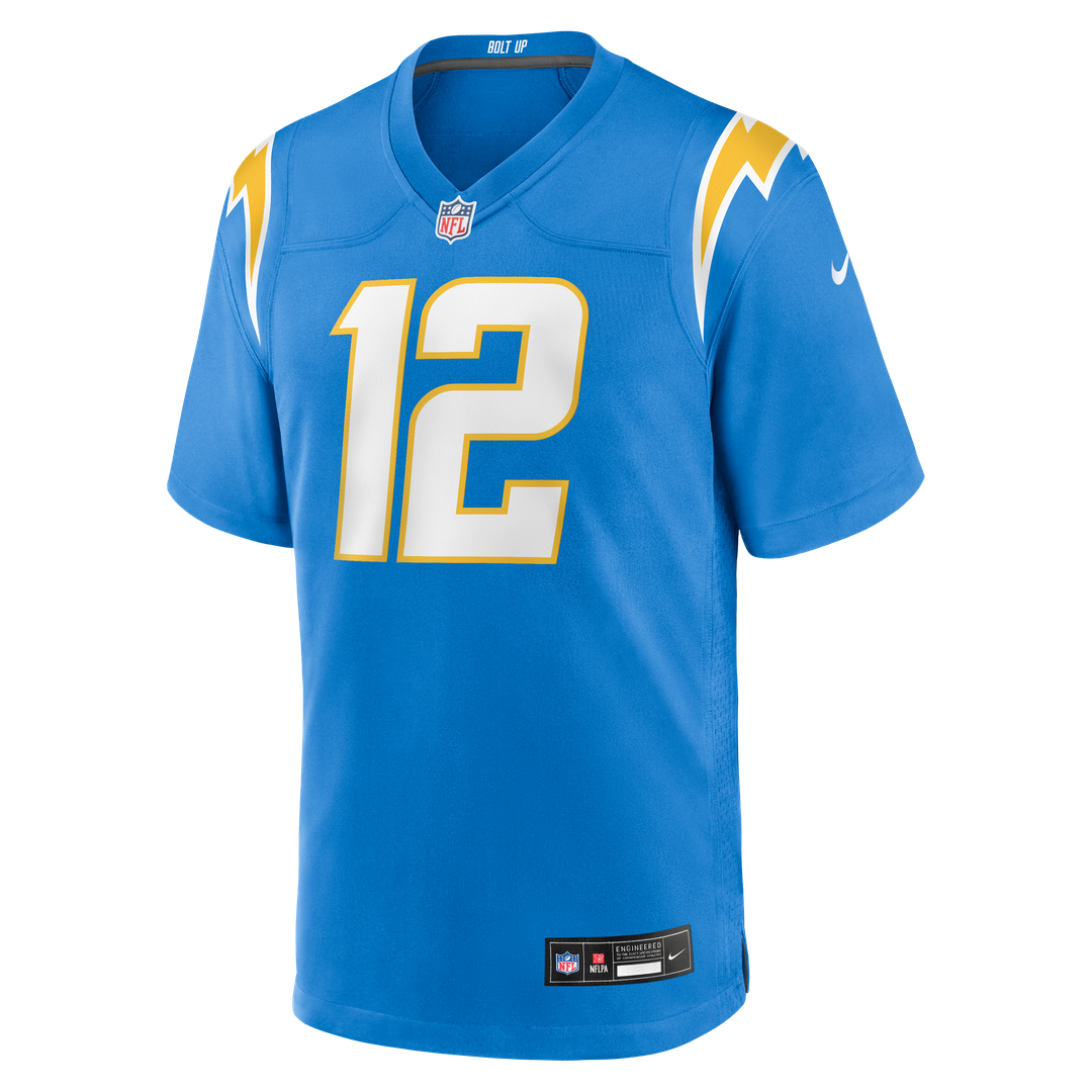 Los Angeles Chargers Derius Davis Nike Powder Blue Game product image 2