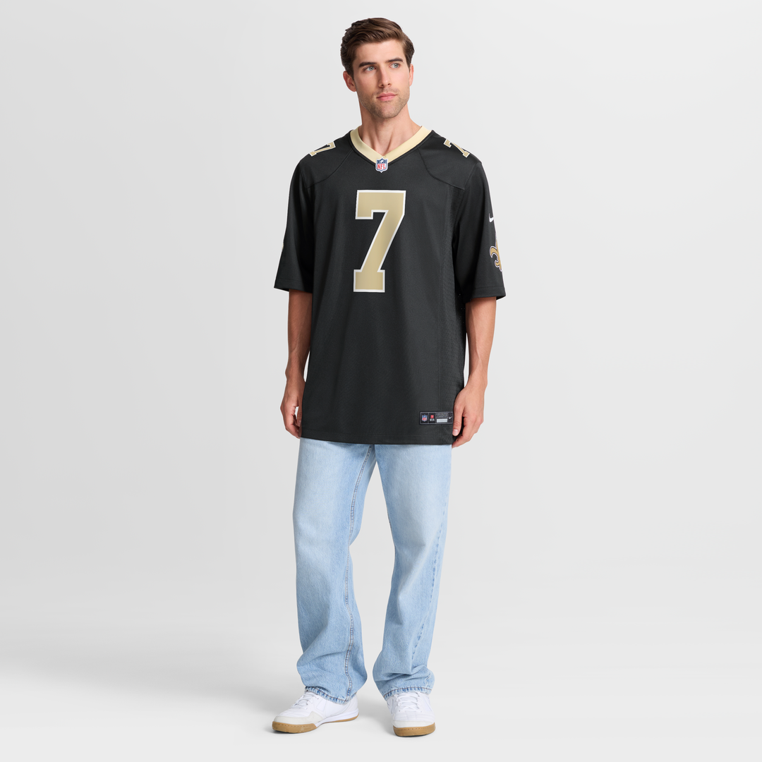 New Orleans Saints Taysom Hill Nike Black Game Jersey product image 15