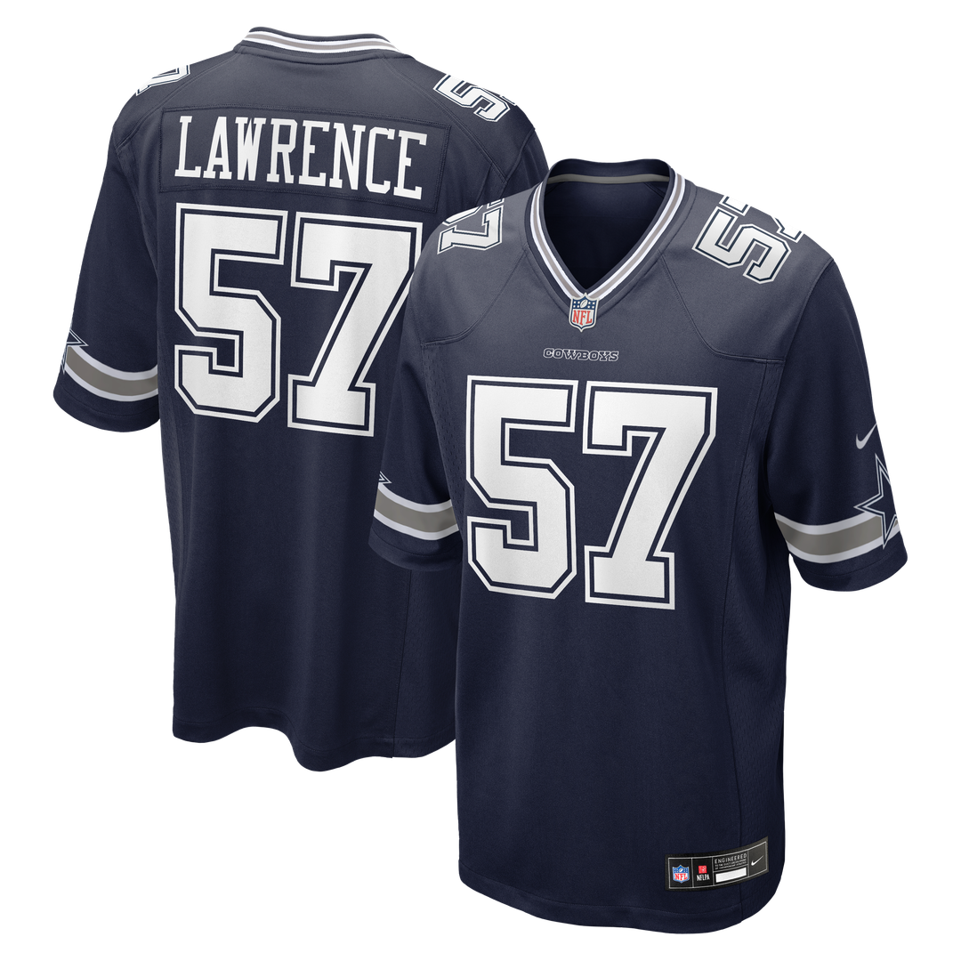Dallas Cowboys Malachi Lawrence Nike Navy Game Jersey product image 1