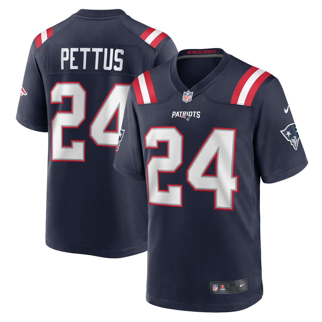 New England Patriots Dell Pettus Nike Navy Game Jersey product image 1