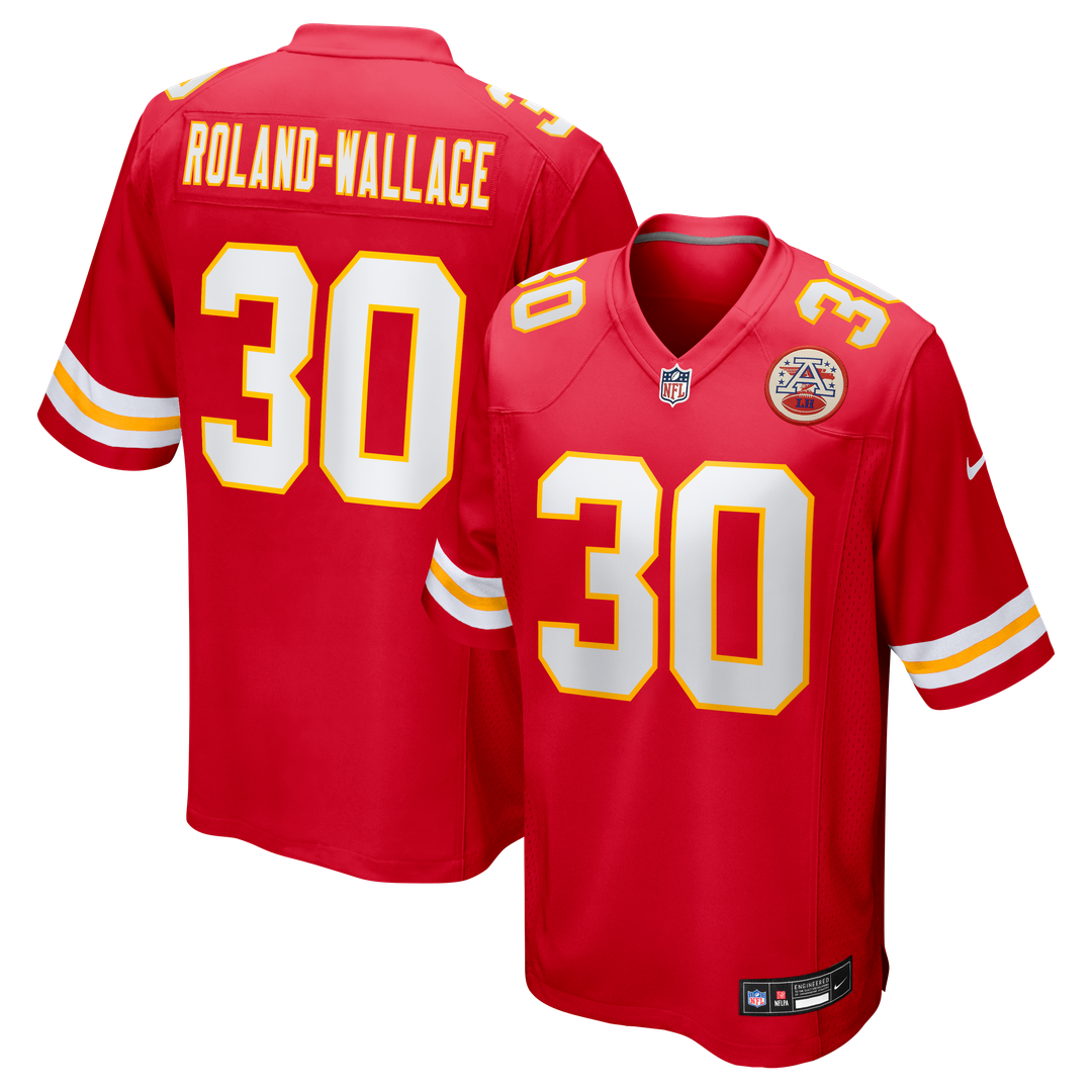 Kansas City Chiefs Chris Roland - Wallace Nike Red Game product image 1