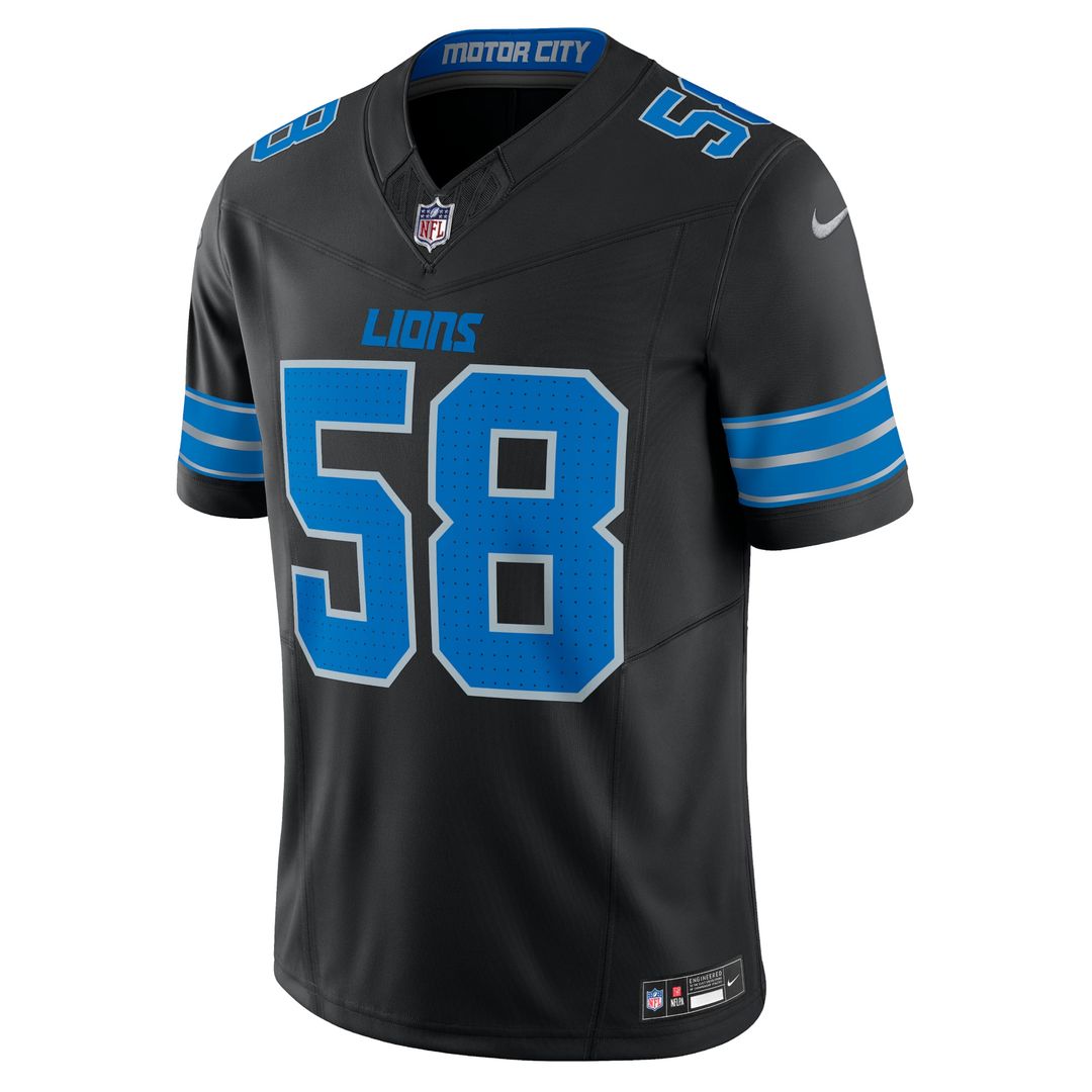 Detroit Lions Penei Sewell Nike Black Vapor FUSE Alternate product image 2