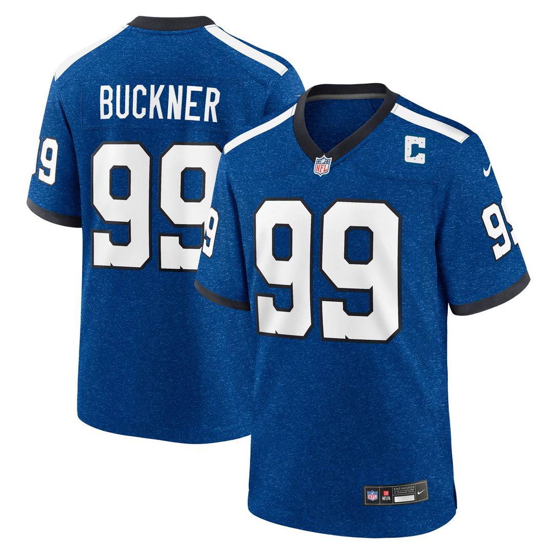 Indianapolis Colts DeForest Buckner Nike Royal Game Jersey product image 13