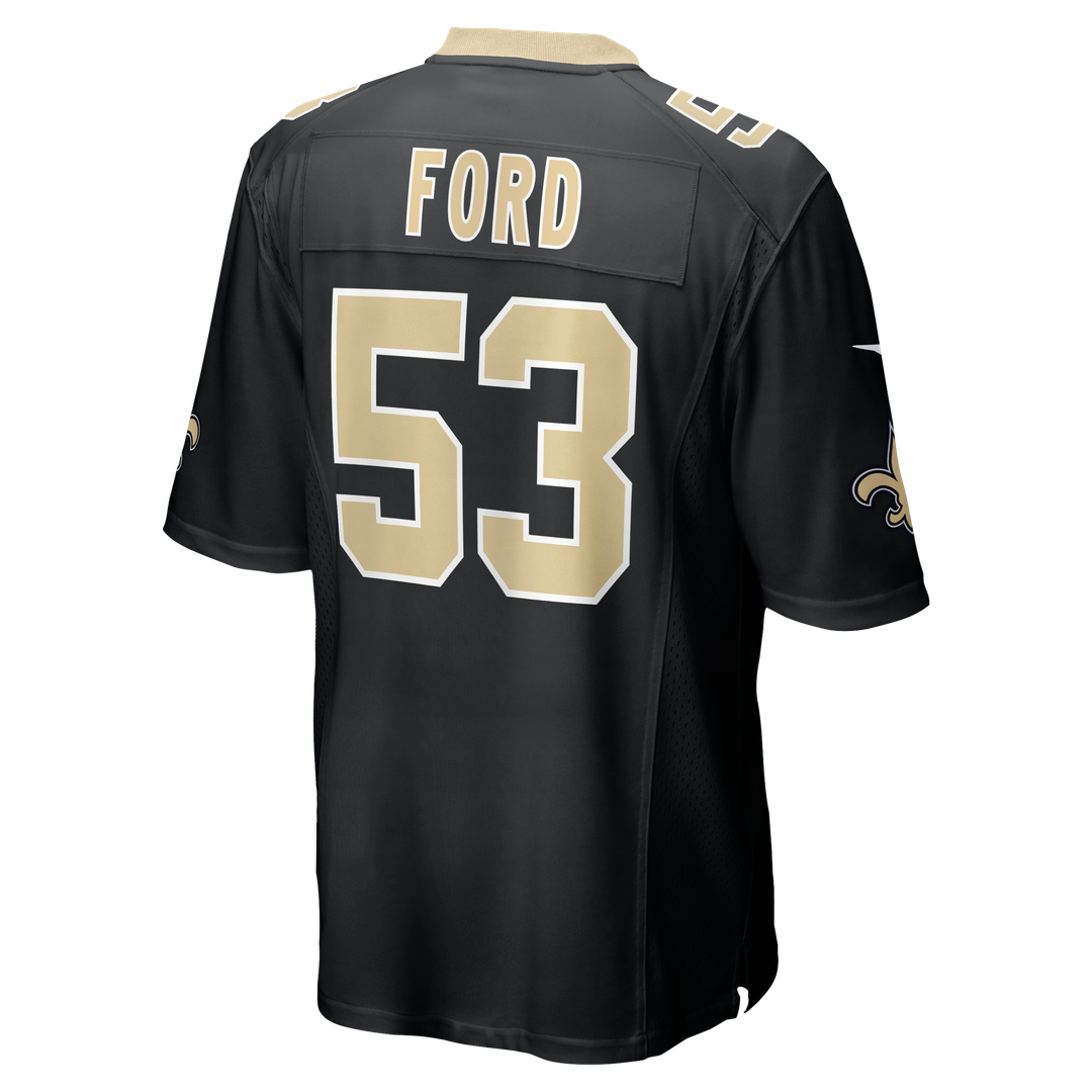 New Orleans Saints Jaylan Ford Nike Black Game Jersey product image 3