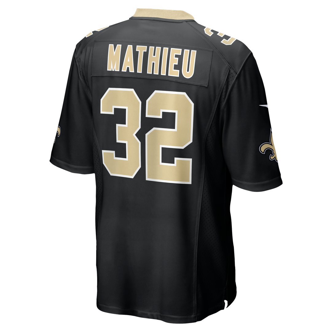New Orleans Saints Tyrann Mathieu Nike Black Game Jersey product image 11