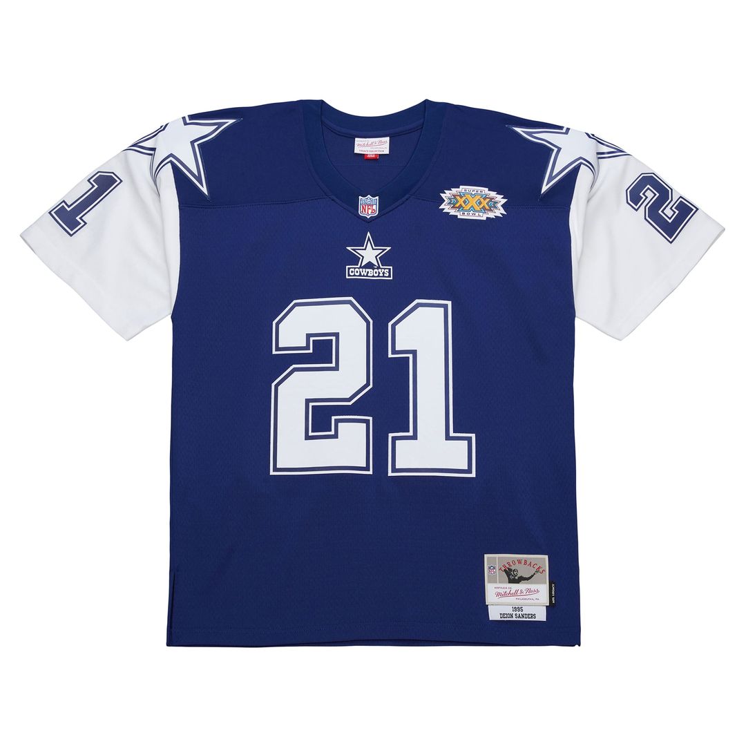 Dallas Cowboys Deion Sanders Mitchell & Ness Navy 1995 product image 2