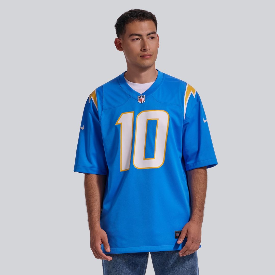 Los Angeles Chargers Justin Herbert Nike Powder Blue Game product image 15