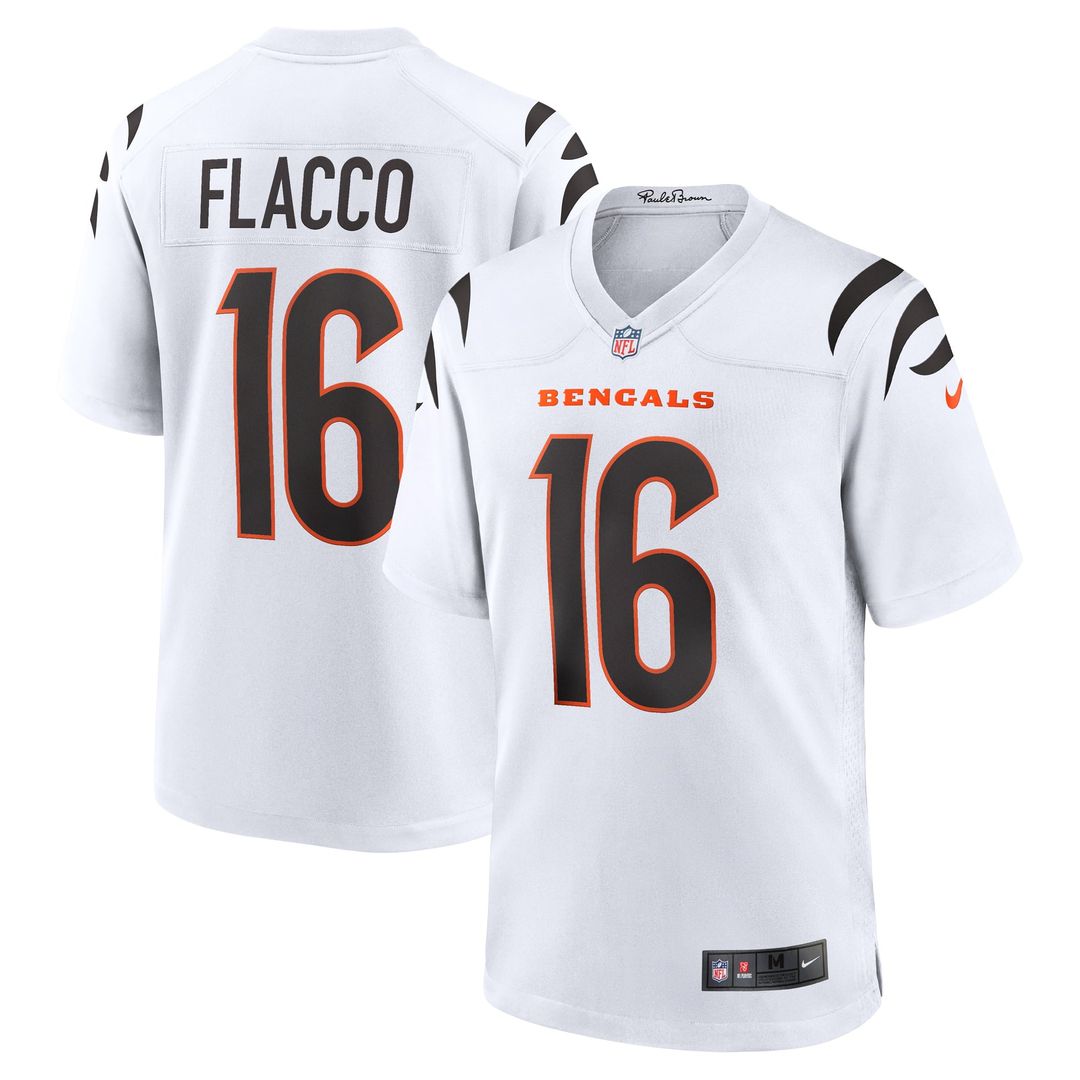 Cincinnati Bengals Joe Flacco Nike Orange Alternate Game product image 13