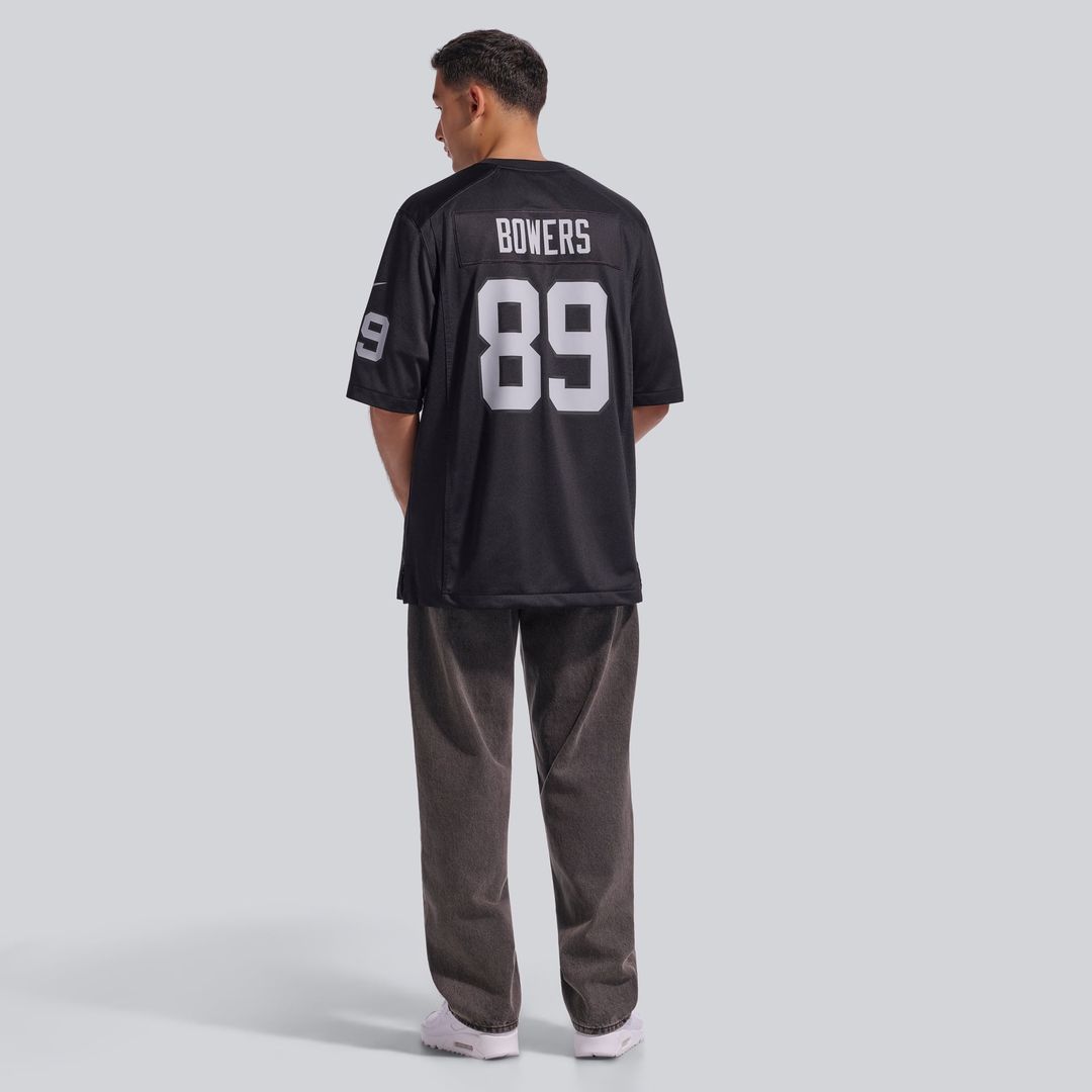 Las Vegas Raiders Brock Bowers Nike Black Game Jersey product image 19