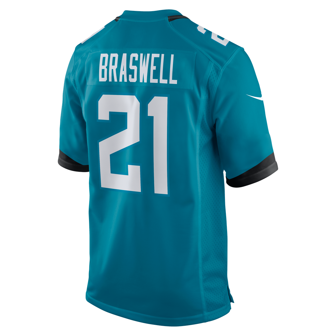 Jacksonville Jaguars Christian Braswell Nike Teal Game product image 3