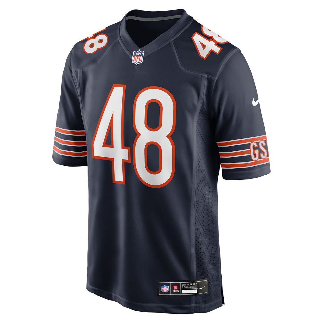 Chicago Bears D'Marco Jackson Nike Navy Game Jersey product image 2