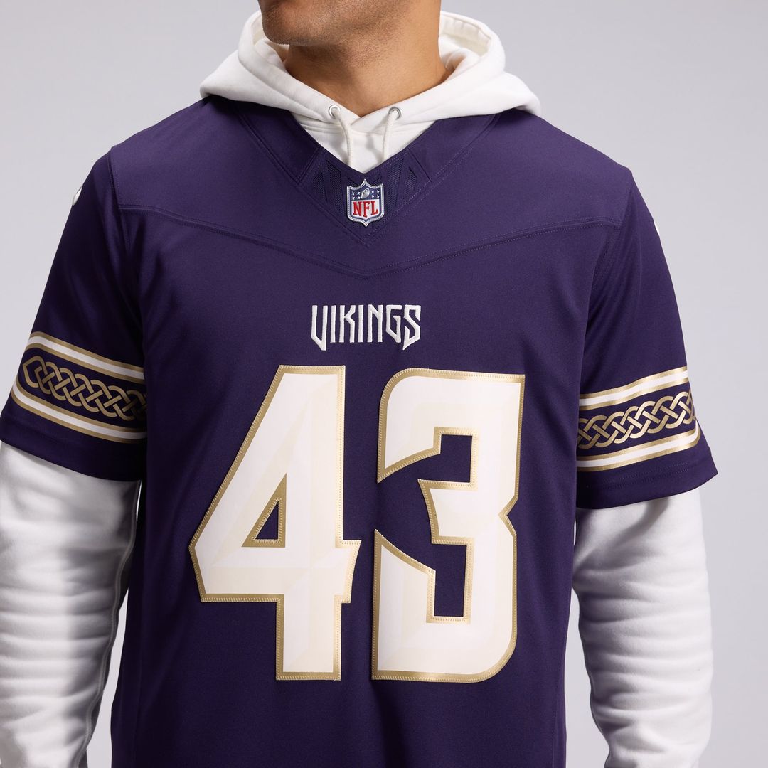 Minnesota Vikings Andrew Van Ginkel Nike Purple 2026 product image 8