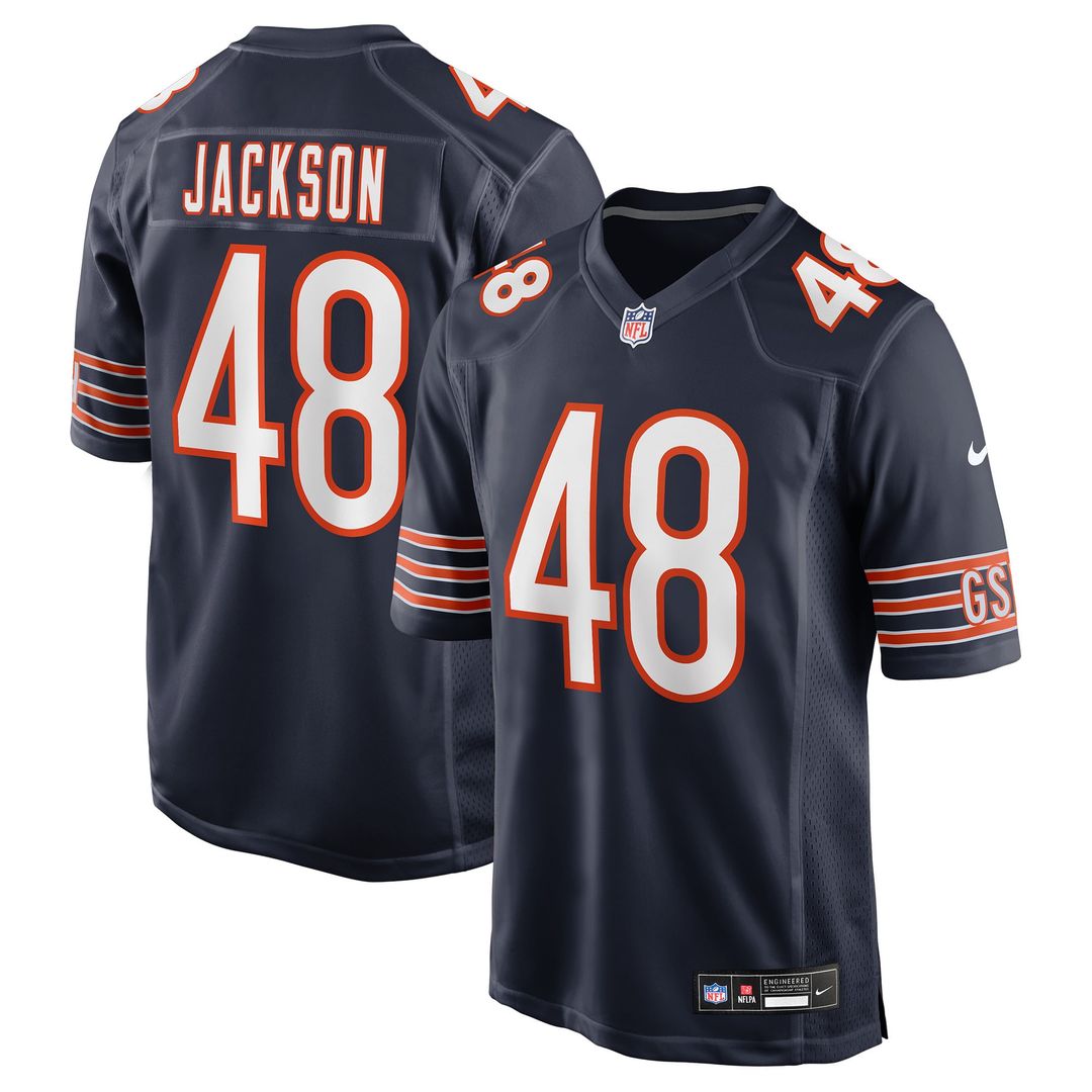 Chicago Bears D'Marco Jackson Nike Navy Game Jersey product image 1