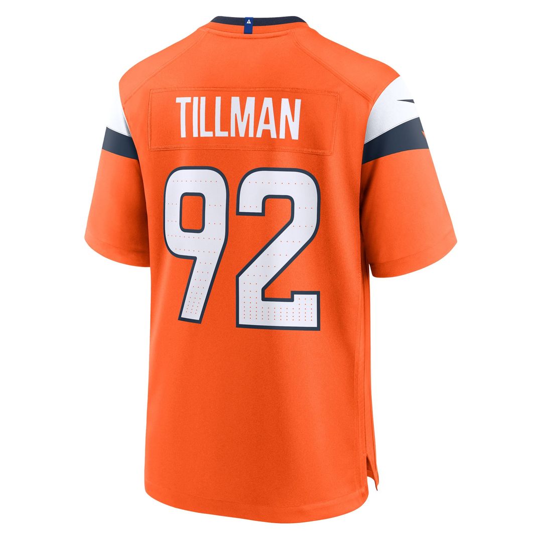 Denver Broncos Dondrea Tillman Nike Orange Game Jersey product image 3