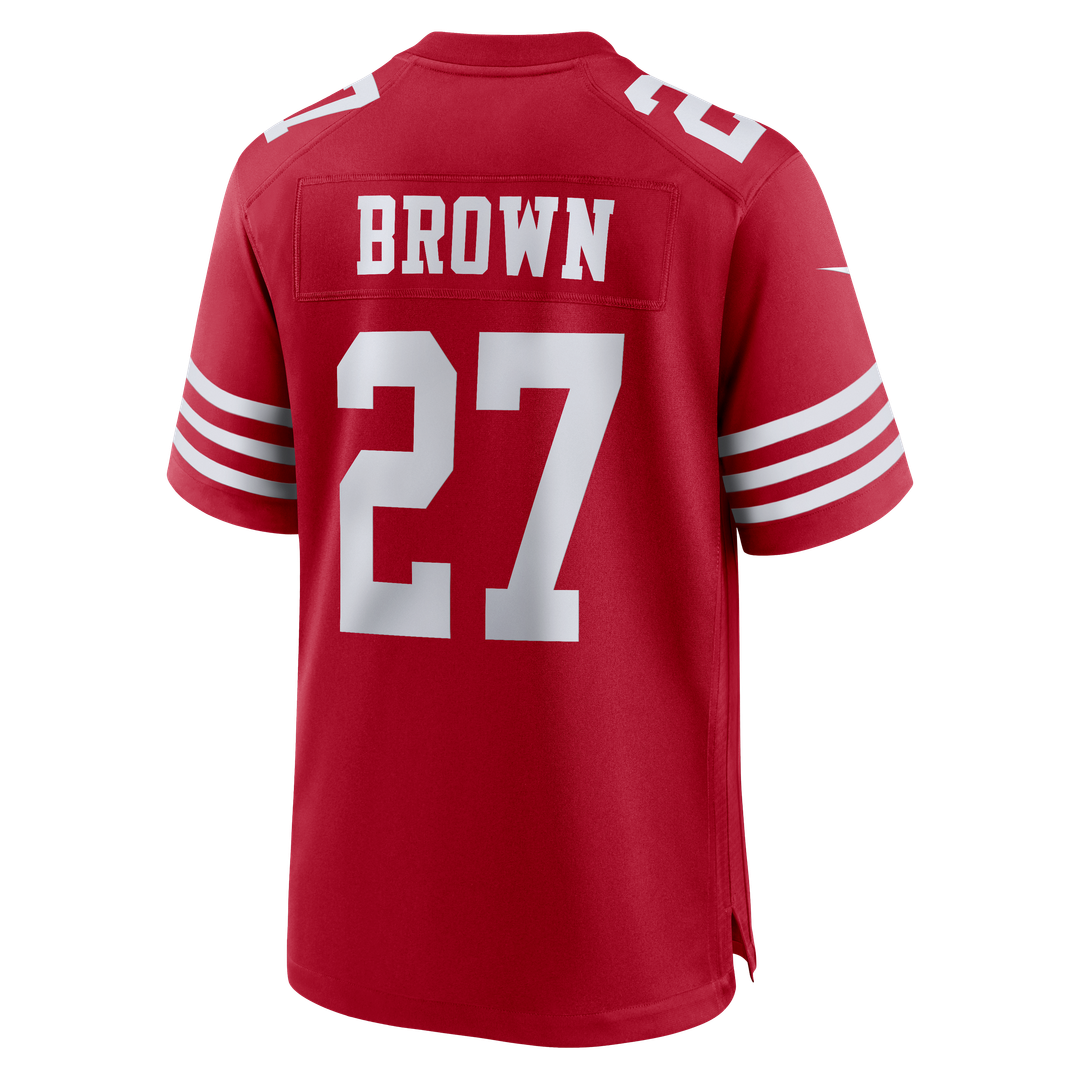 San Francisco 49ers Ji'Ayir Brown Nike Scarlet Game Jersey product image 3