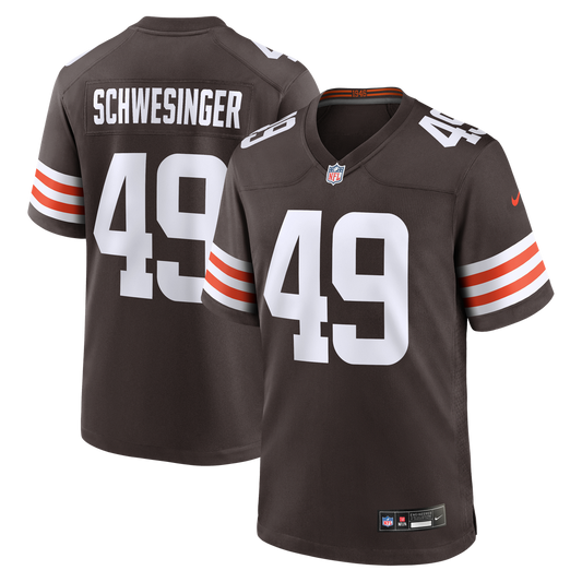 Cleveland Browns Carson Schwesinger Nike Brown 2025 NFL product image 1