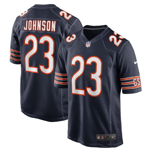 Chicago Bears Roschon Johnson Nike Navy Game Jersey product image 1