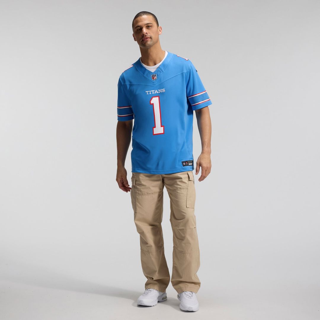 Tennessee Titans Cameron Ward Nike Light Blue Team Vapor product image 6