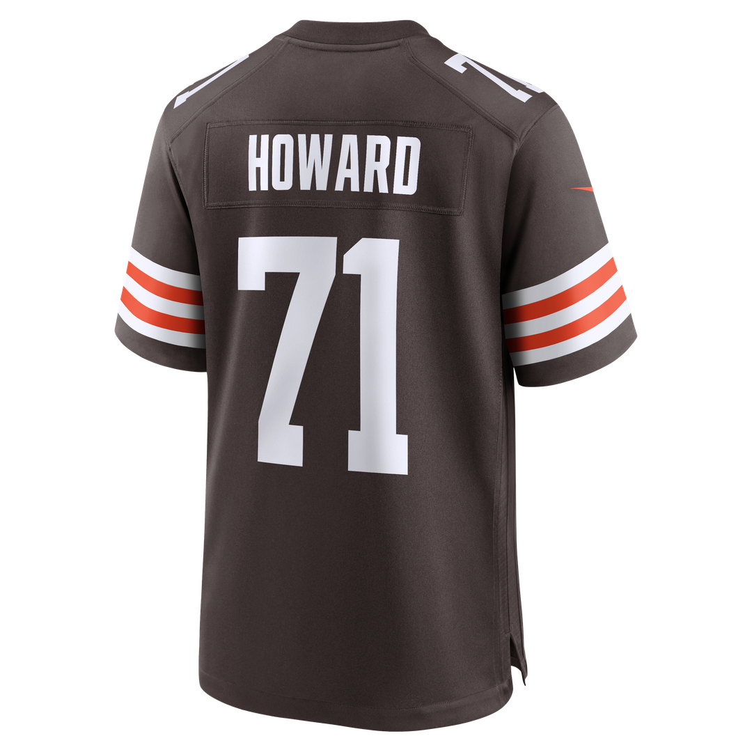 Cleveland Browns Tytus Howard Nike Brown Game Jersey product image 3