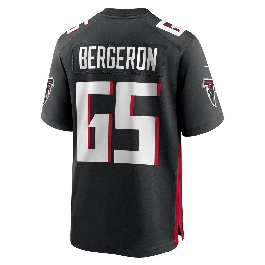 Atlanta Falcons Matthew Bergeron Nike Black Game Jersey product image 3