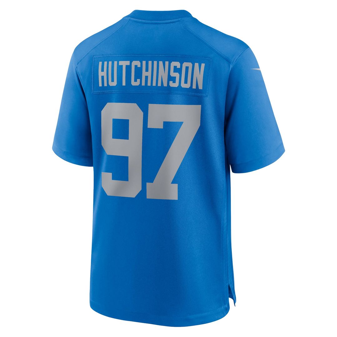 Detroit Lions Aidan Hutchinson Nike Blue Alternate Game product image 3